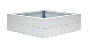 Modulaire Bloembak Wit 28cm Hoog, Stel Zelf Uw Bloembak Samen! A. van Elk BV